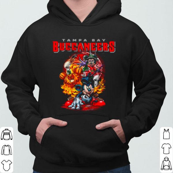 Mickey Mouse Pumpkin Halloween With Tampa Bay Buccaneers 2021 shirt 3