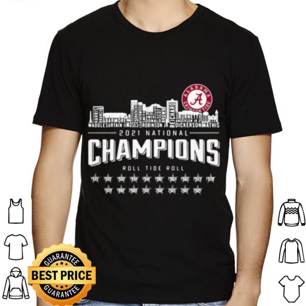 Crimson Tide 2021 national Champions roll Tide roll 1935 2021 shirt 1