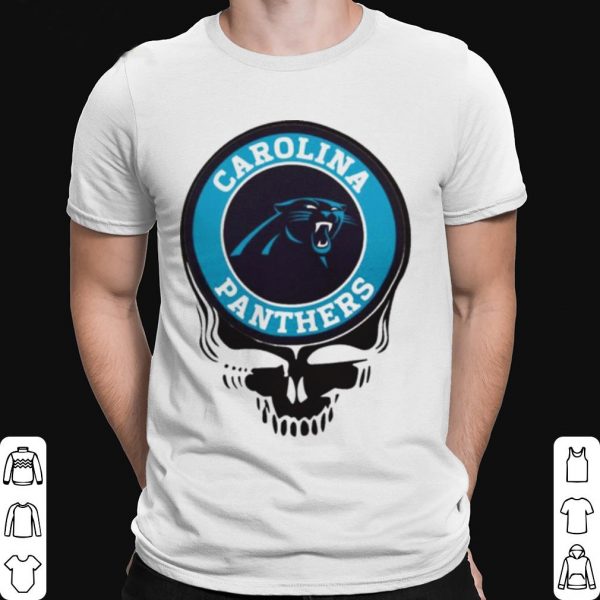 Carolina Panthers Football Skull shirt 1