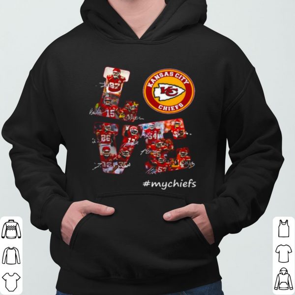 Love Kansas City Chiefs#mychiefs 2021 Signatures shirt 3