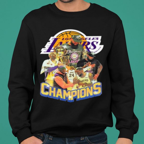Kobe Bryant And Lebron James Champions 2021 shirt 2
