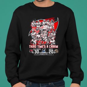 Third time's a Charm Buccaneers 30 Saints 20 shirt 4
