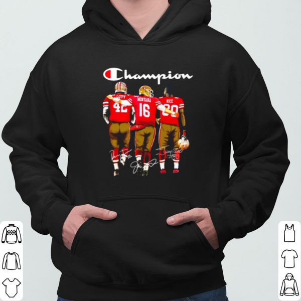 Champion Lott Montana Rice Signature 49ers Football shirt 3