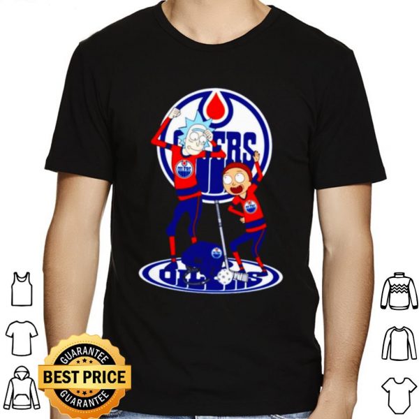 NHL Edmonton Oilers Rick and Morty shirt 1