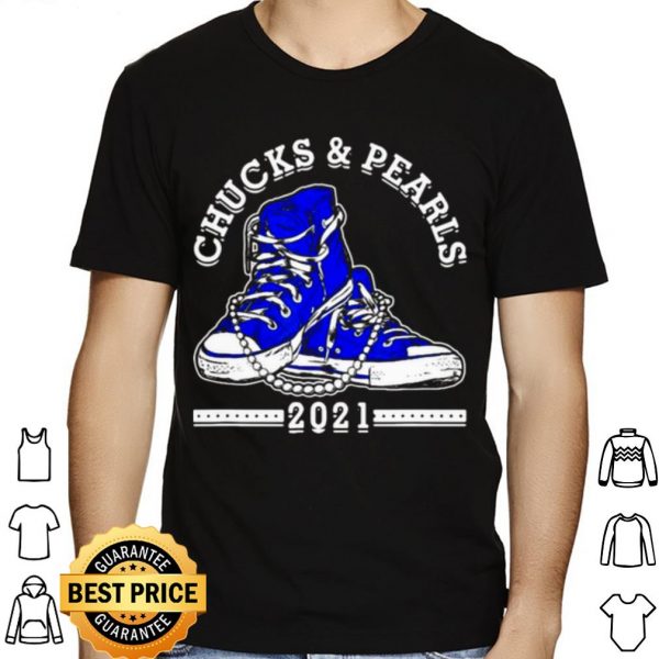 Biden Harris Chucks And Pearls 2021 shirt 1