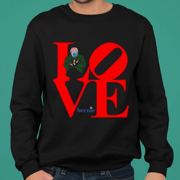 Love Bernie Sanders 2021 Inauguration Happy Valentine shirt 2