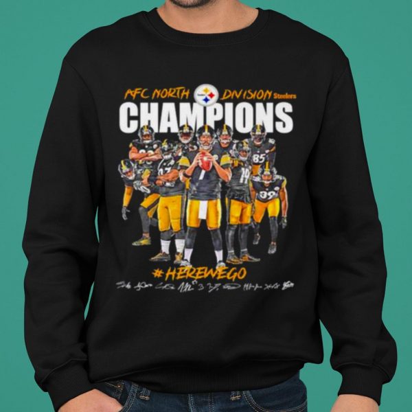 Pittsburgh Steelers 2020 Afc North Division Champions Here We Go shirt 2