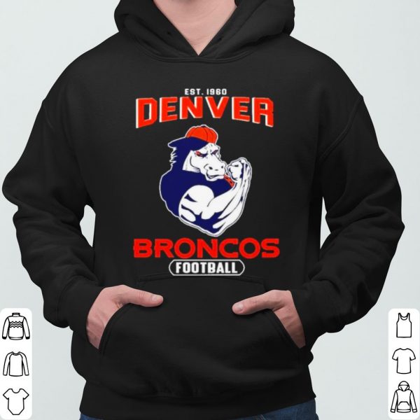 Est.1960 Denver Broncos Football shirt 3