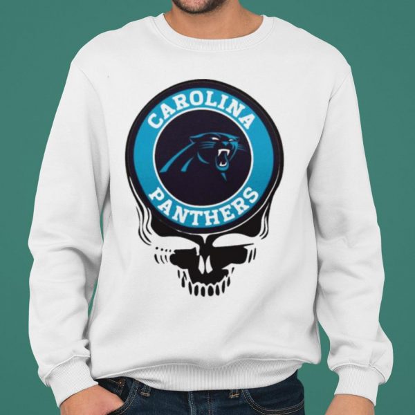 Carolina Panthers Football Skull shirt 2