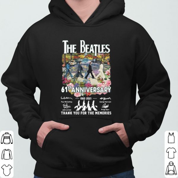 The Beatles 61st Anniversary Signature Thank You For The Memories shirt 3