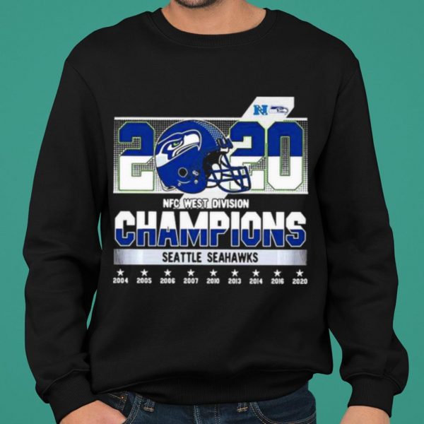 Seattle Seahawks 2020 NFC West Division Champions shirt 2