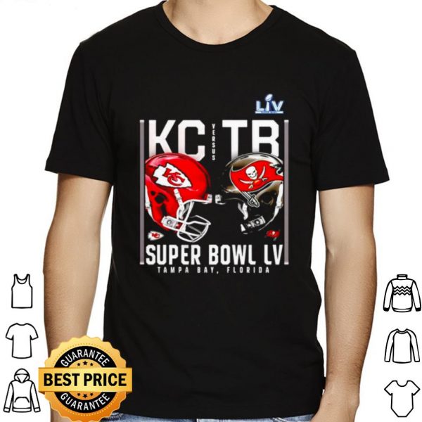 Kansas City Chiefs and Tampa Bay Buccaneers Super Bowl LV shirt 1