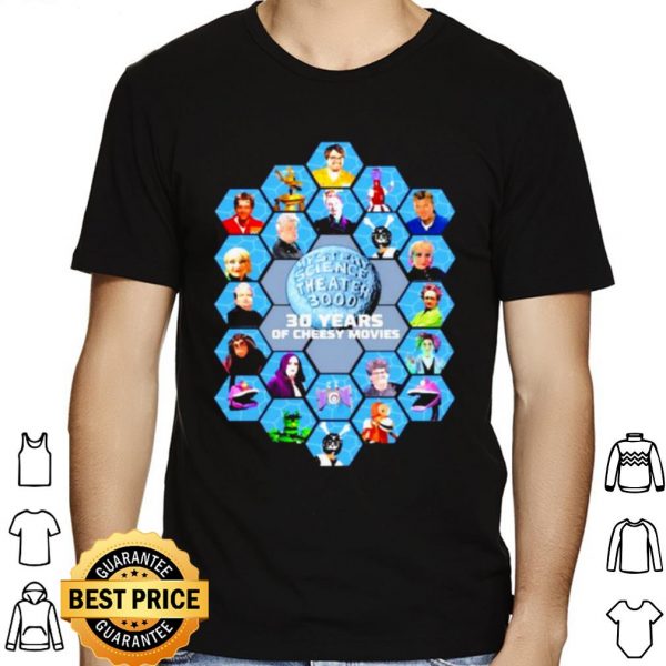 Mystery Science Theater 3000 30 Years Of Cheesy Movies shirt 1