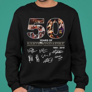 50 Years Of Earth Wind And Fire 1969 2019 Signatures shirt 4