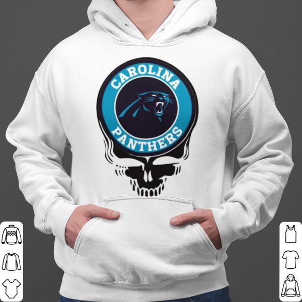 Carolina Panthers Football Skull shirt 3