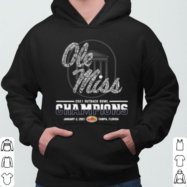Ole Miss Rebels 2021 Outback Bowl Champions Raymond James shirt 3