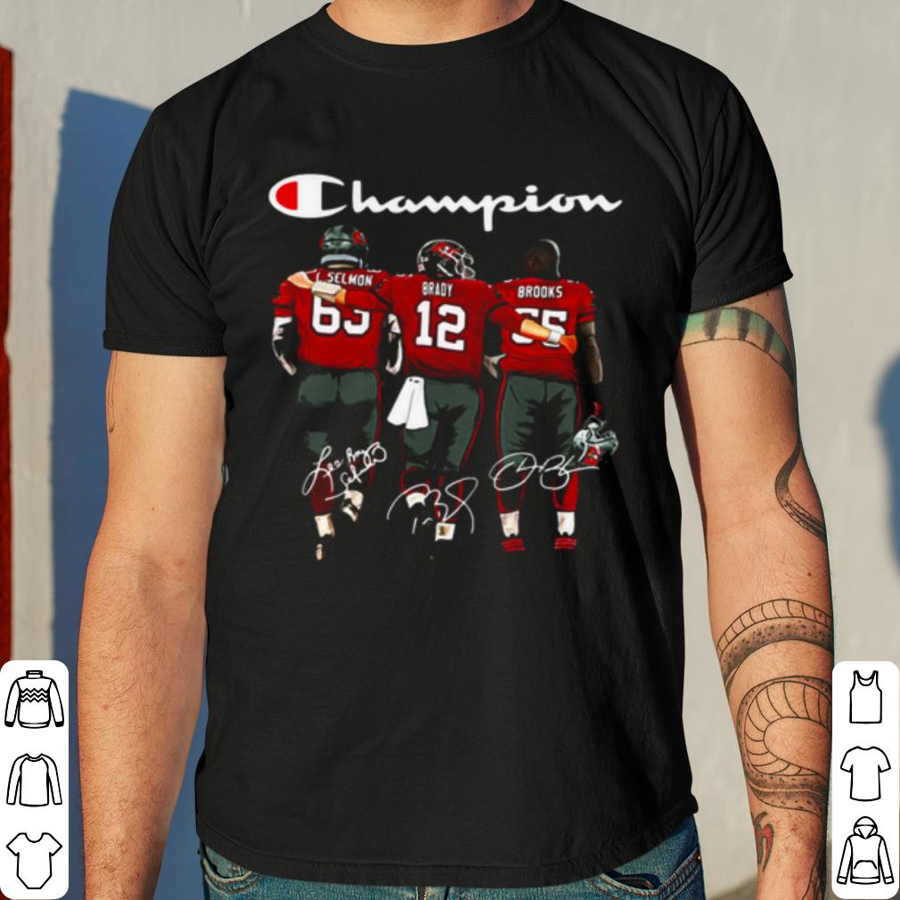 Champion Lee Roy Selmon Tom Brady Derrick Brooks Signatures shirt 9 Champion Lee Roy Selmon Tom Brady Derrick Brooks Signatures shirt