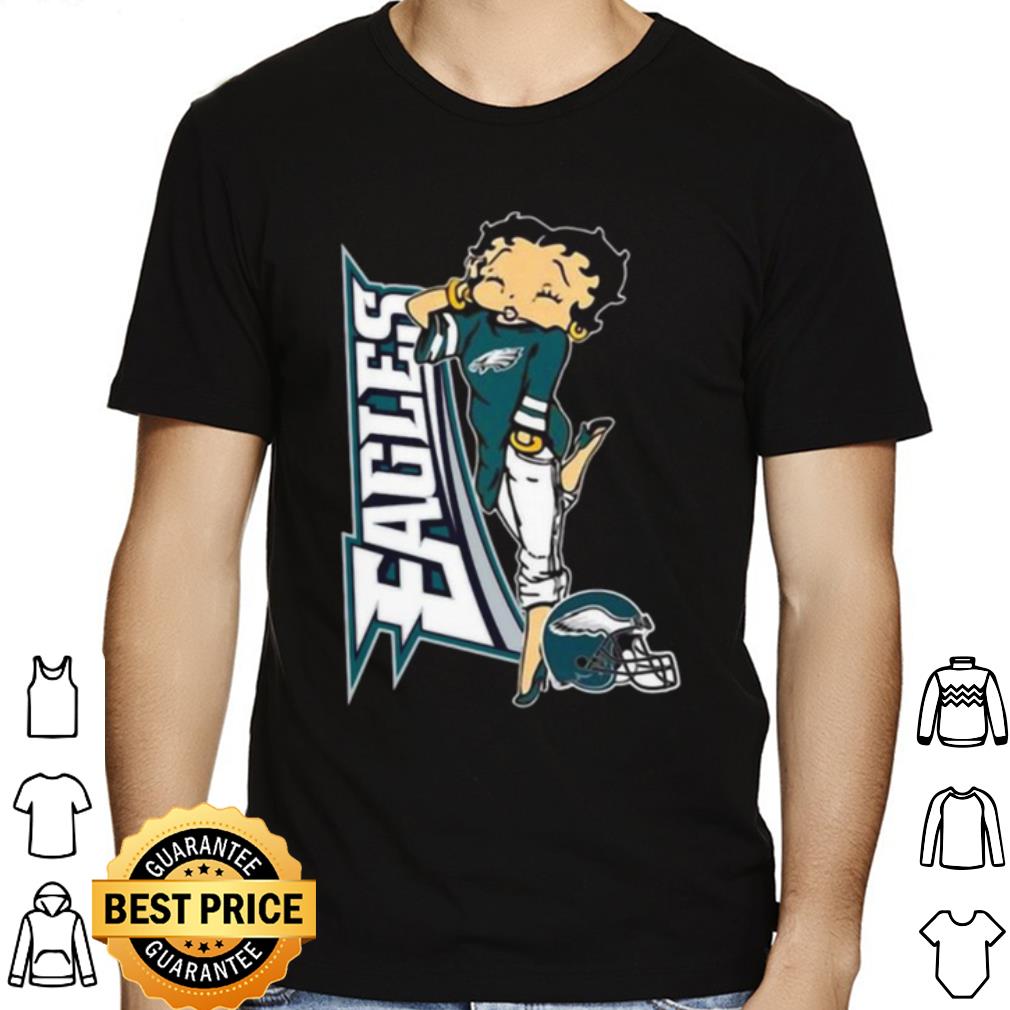 Betty Boop Philadelphia Eagles Football shirt Betty Boop Philadelphia Eagles Football shirt 1