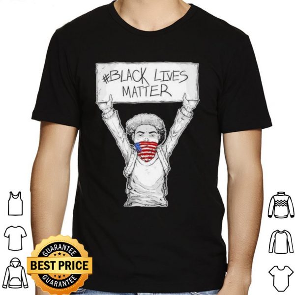 Black lives matter American flag 2021 shirt 1