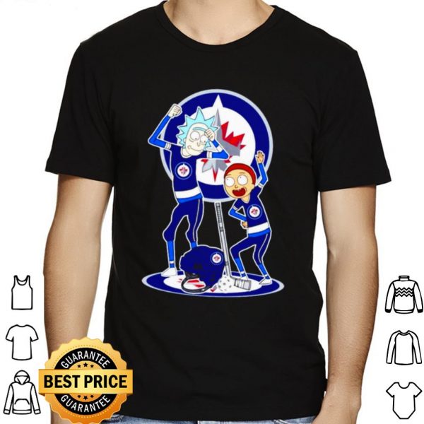 NHL Winnipeg Jets Rick and Morty shirt 1