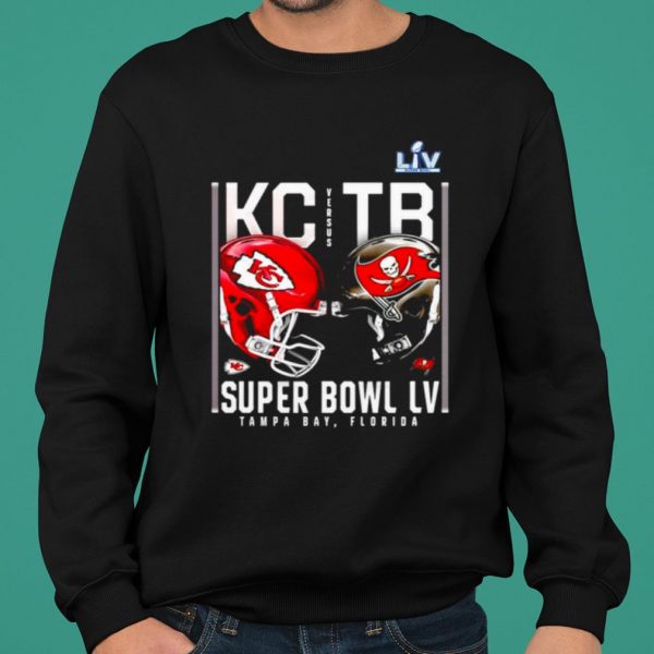 Kansas City Chiefs and Tampa Bay Buccaneers Super Bowl LV shirt 2