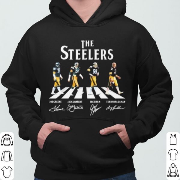 The Steelers Joe Greene Jack Lambert Jack Ham Abbey Road Signatures shirt 3