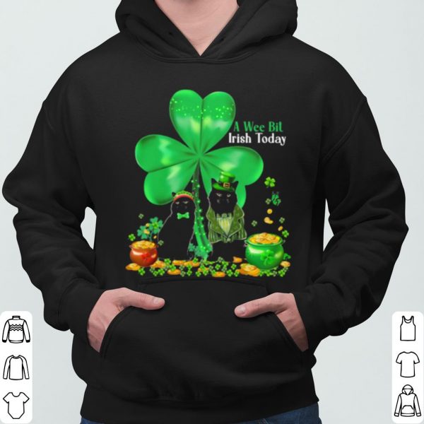 A Wee Bil Irish Today Cat Lucky Grass shirt 3