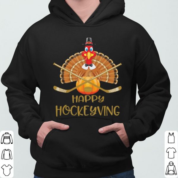 Happy Hockeyving Rooster shirt 3