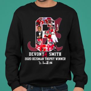 Devonta Smith 2020 Heisman Trophy Winner Signature shirt 4