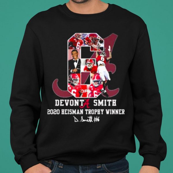 Devonta Smith 2020 Heisman Trophy Winner Signature shirt 2