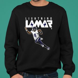 Lightning Lamar Baltimore Ravens shirt 4