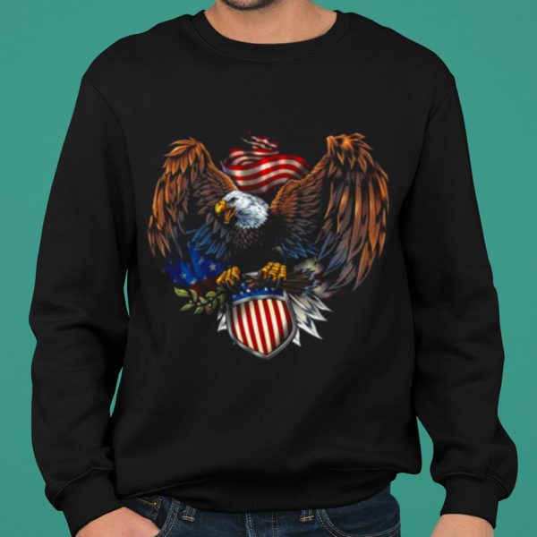 Large Eagle American Flag 2021 shirt 2