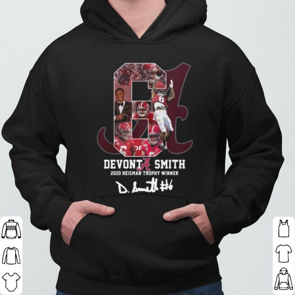 6 Devonta Smith 2020 Heisman Trophy Winner Signature shirt 3