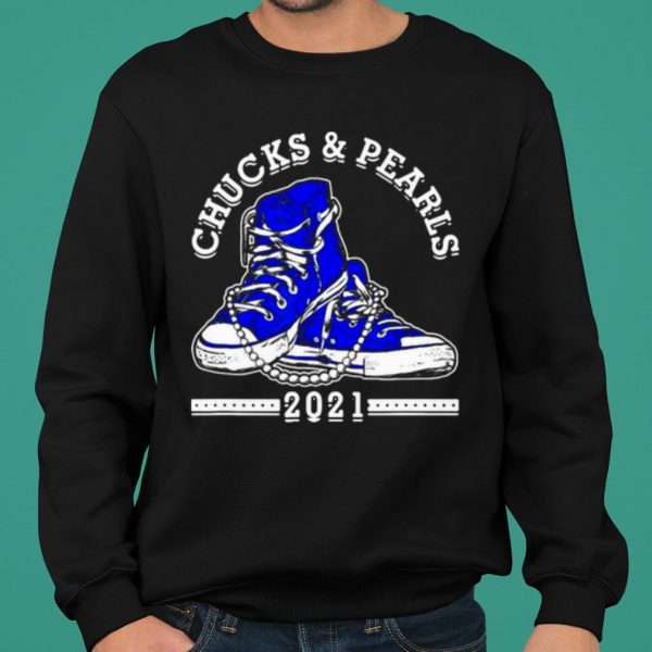 Biden Harris Chucks And Pearls 2021 shirt 2