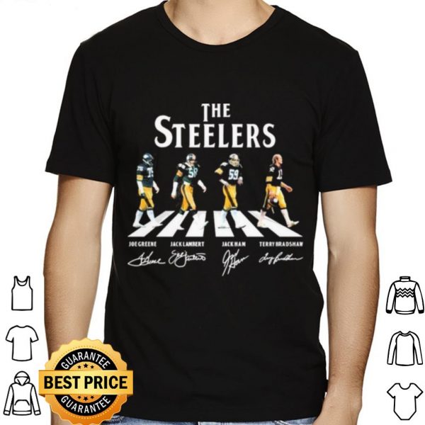 The Steelers Joe Greene Jack Lambert Jack Ham Abbey Road Signatures shirt 1