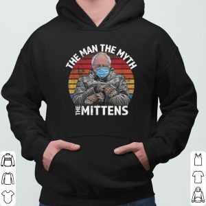 The Man The Myth The Mittens Inauguration Bernie Sanders Vintage shirt 5