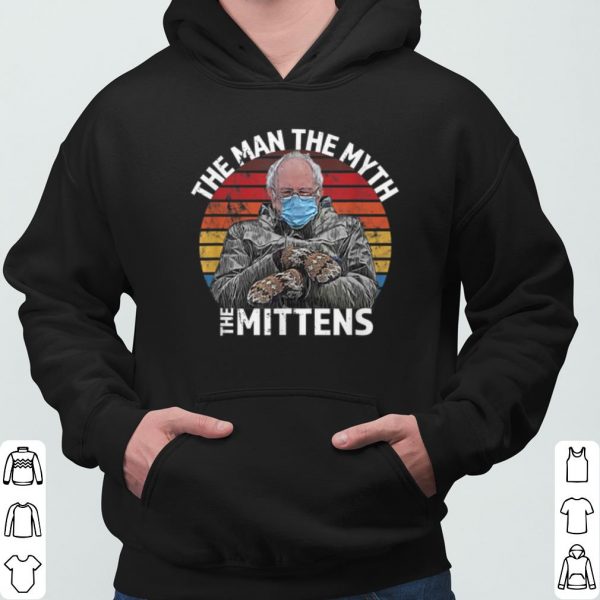 The Man The Myth The Mittens Inauguration Bernie Sanders Vintage shirt 3