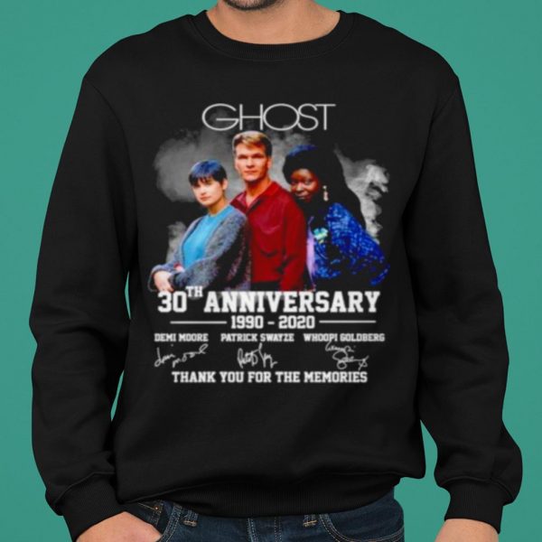 Ghost 30th Anniversary 1990 2020 Thank You For The Memories Signature shirt 2