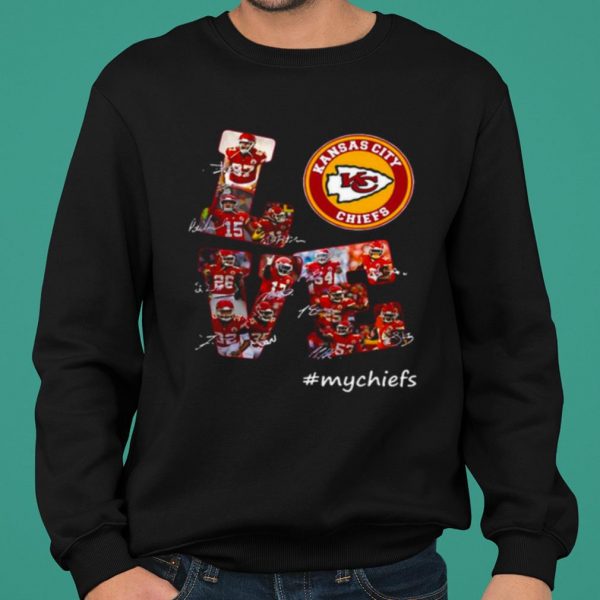 Love Kansas City Chiefs#mychiefs 2021 Signatures shirt 2