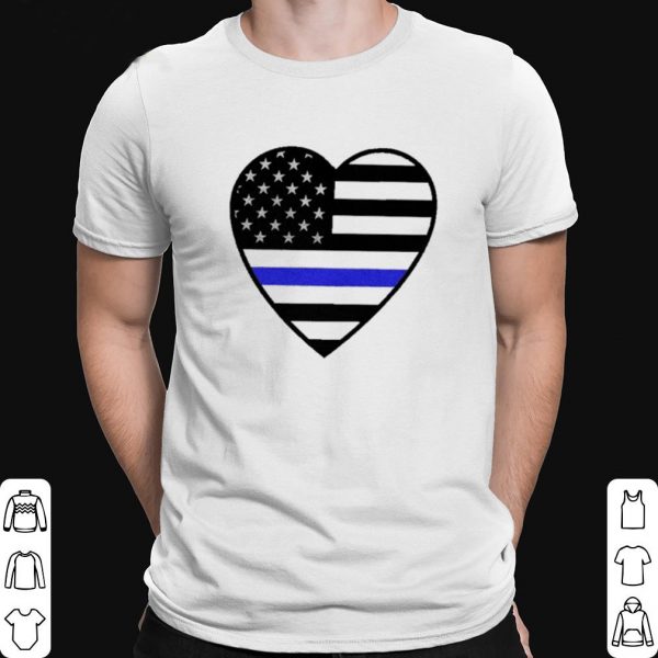 Heart Thin Blue Line shirt 1