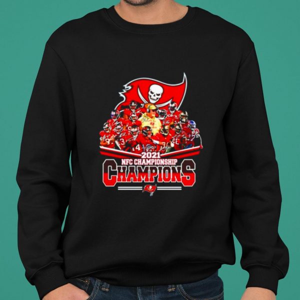 Tampa Bay Buccaneers 2021 Nfc Championship Champions Signatures shirt 2