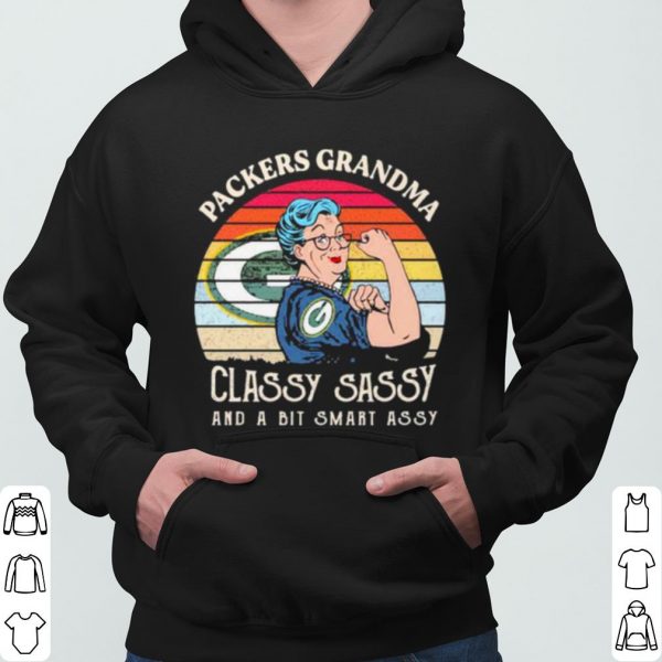 Packers Grandma Classy Sassy And A Bit Smart Assy Vintage shirt 3