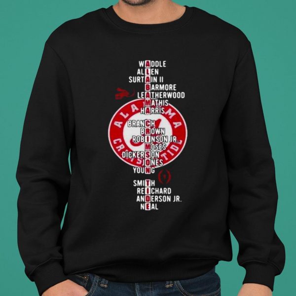 Alabama Crimson Tide Player Team Name shirt 2