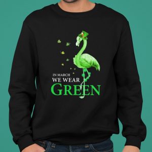 In March We Wear Grean Crane shirt 4