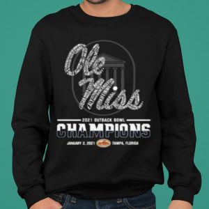 Ole Miss Rebels 2021 Outback Bowl Champions Raymond James shirt 4