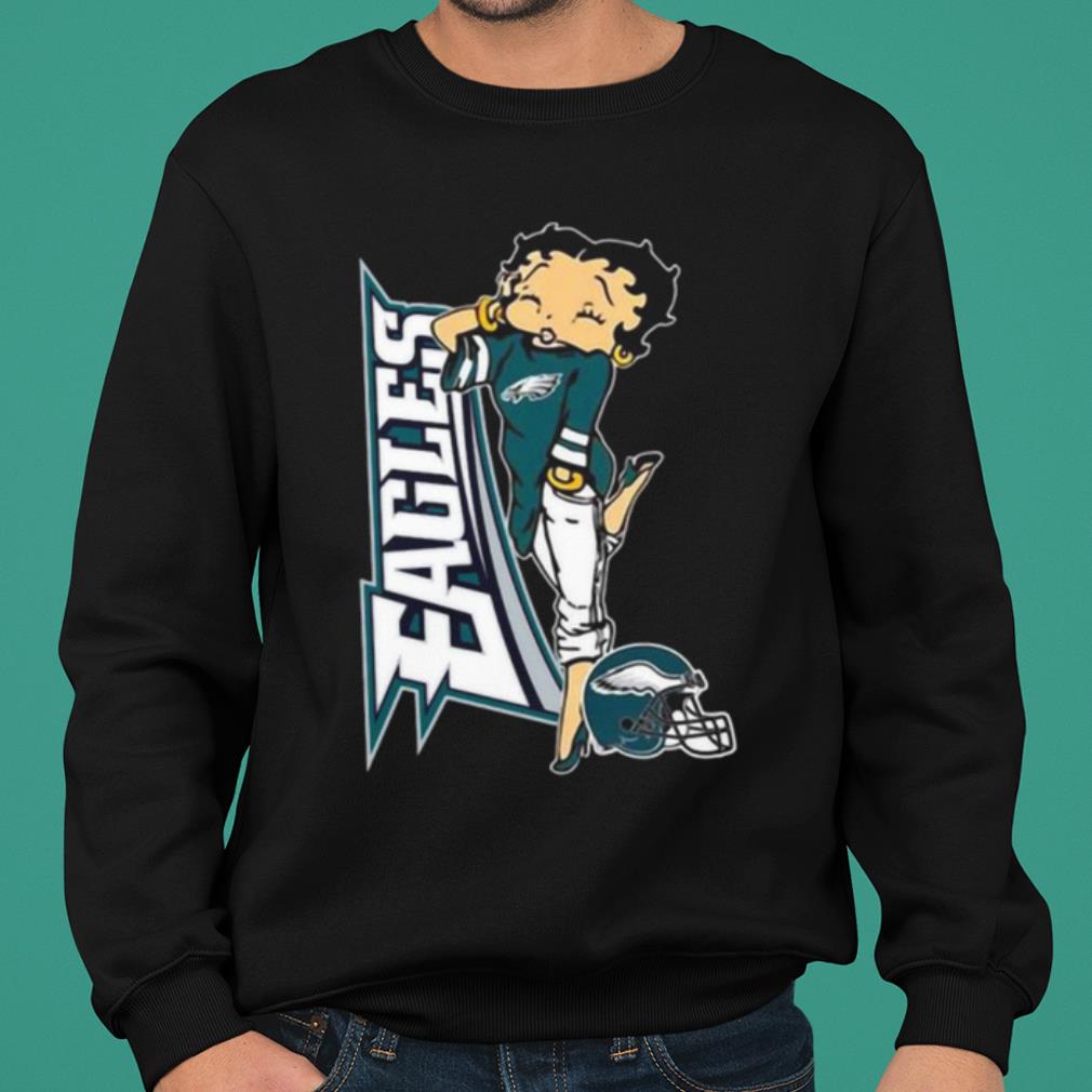 Betty Boop Philadelphia Eagles Football shirt Betty Boop Philadelphia Eagles Football shirt 2