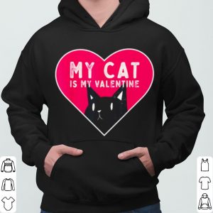 My Cat is My Valentine Kitten Love Heart shirt 5