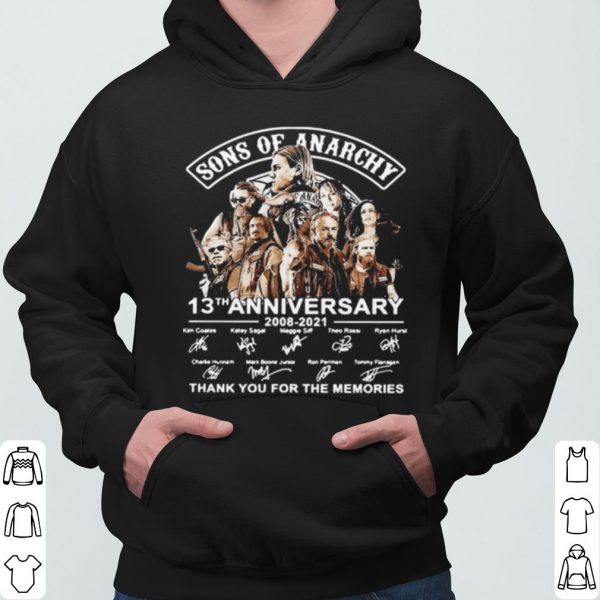 Sons Of Anarchy 13th Anniversary 2008 2021 Thank You For The Memories shirt 3