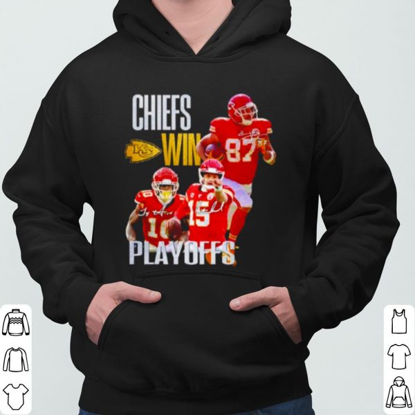 Kansas City Chiefs Win Playoffs Signatures shirt 3