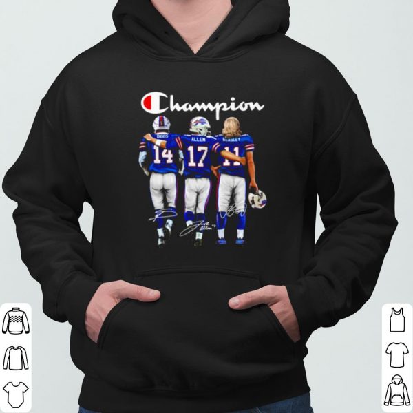 Buffalo Bills Champion Diggs Allen Beasley Signature shirt 3